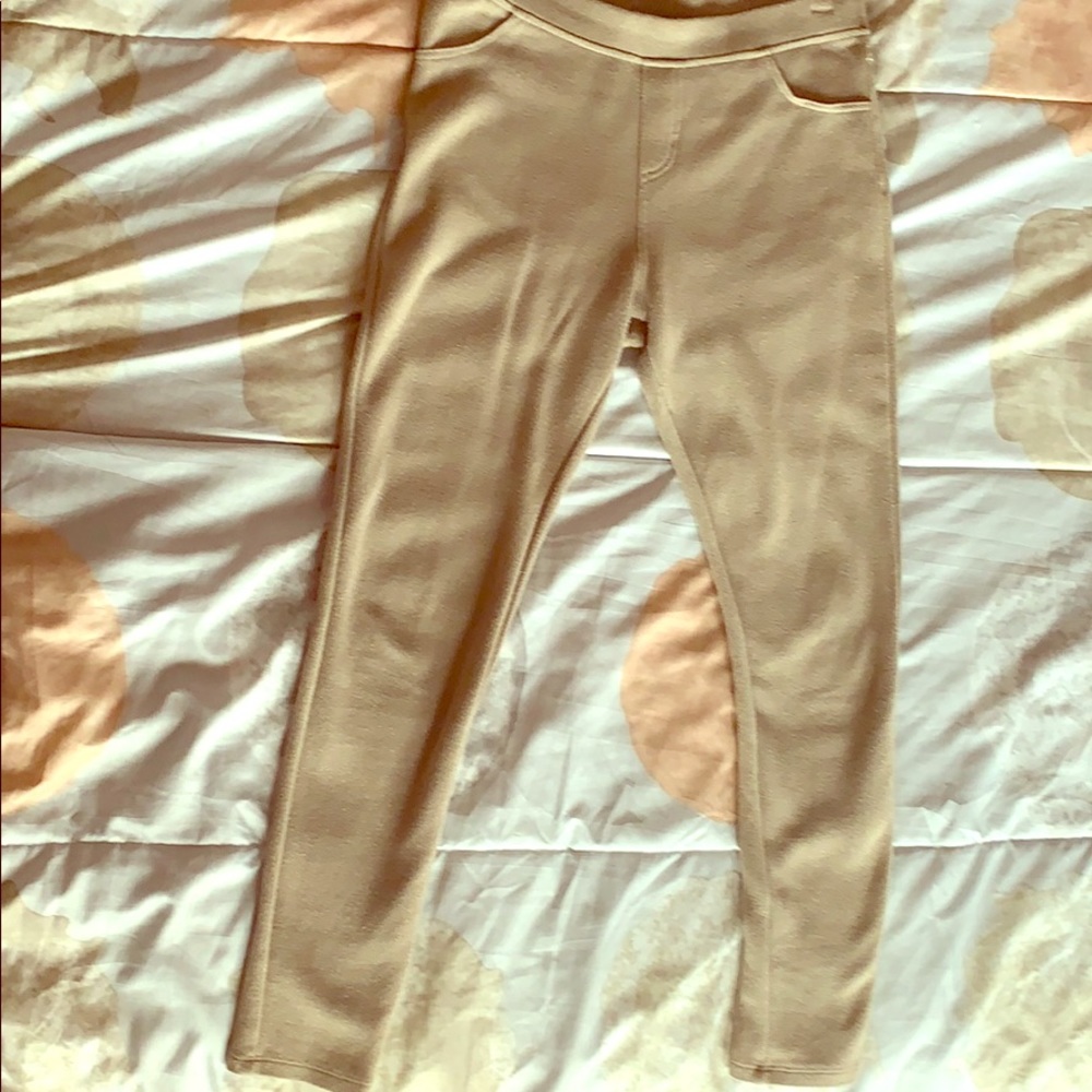 Gold leggings/jeans